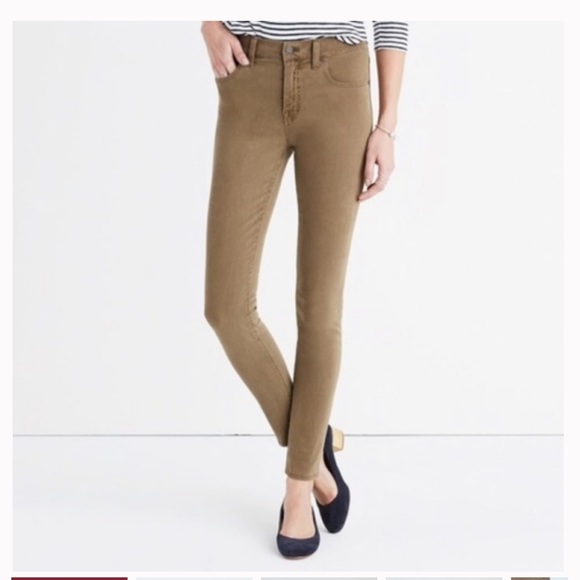 Madewell Pants - Madewell High Riser Skinny Khaki Pants size 25